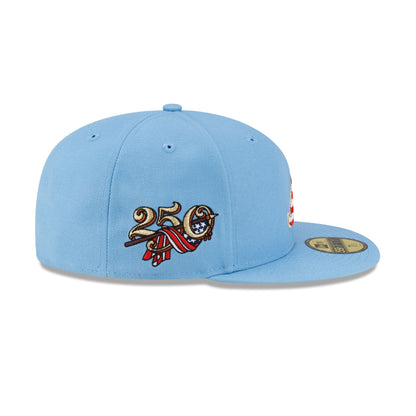 Atlanta Braves Red, White & Blue 59FIFTY Fitted Hat
