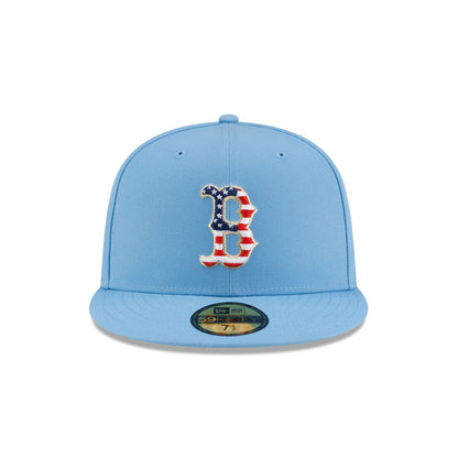 Boston Red Sox Red, White & Blue 59FIFTY Fitted Hat