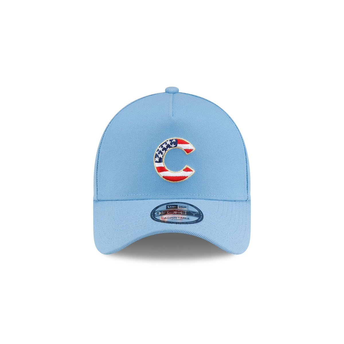 Chicago Cubs Red, White & Blue 9FORTY A-Frame Snapback Hat
