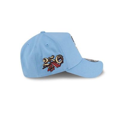 Chicago Cubs Red, White & Blue 9FORTY A-Frame Snapback Hat