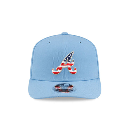 Atlanta Braves Red, White & Blue 9SEVENTY Stretch-Snap Hat