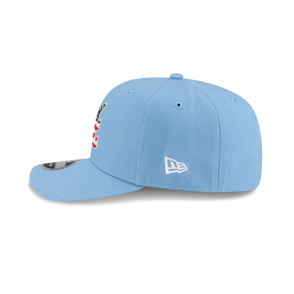 Atlanta Braves Red, White & Blue 9SEVENTY Stretch-Snap Hat