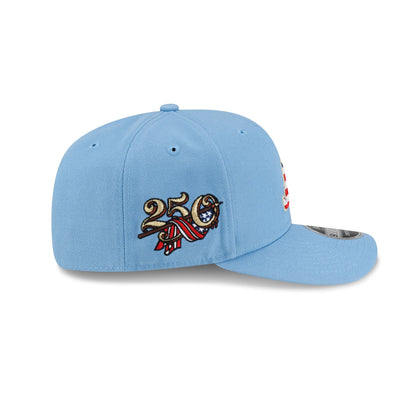 Atlanta Braves Red, White & Blue 9SEVENTY Stretch-Snap Hat