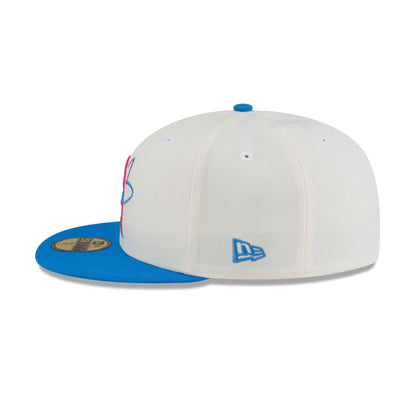Big League Chew® x Albuquerque Isotopes Curve Ball Cotton Candy™ 59FIFTY Fitted Hat