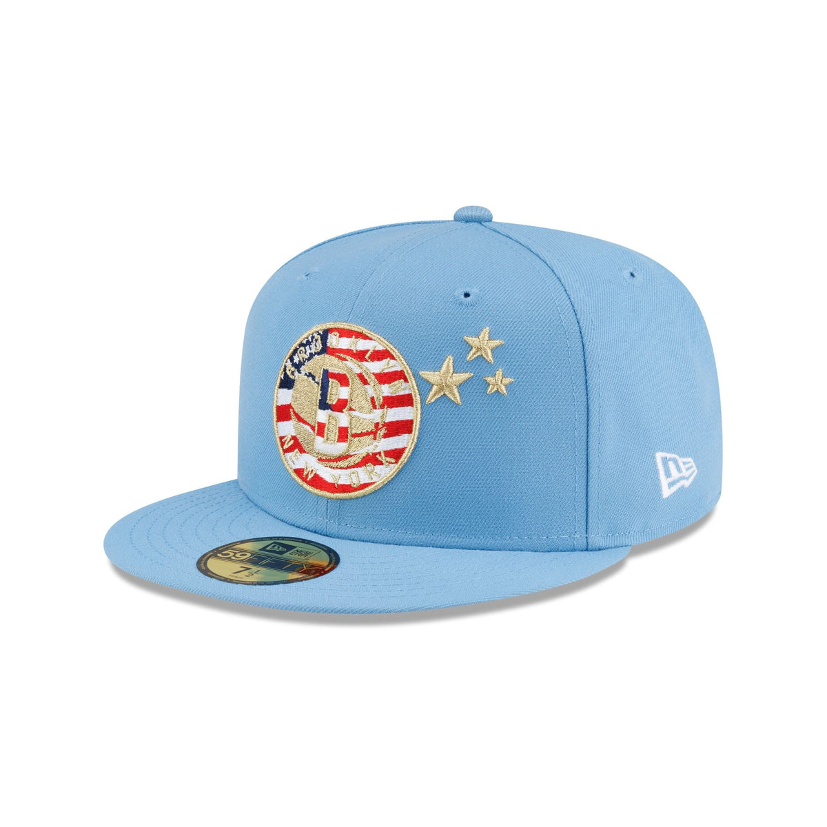 Brooklyn Nets Red, White & Blue 59FIFTY Fitted Hat
