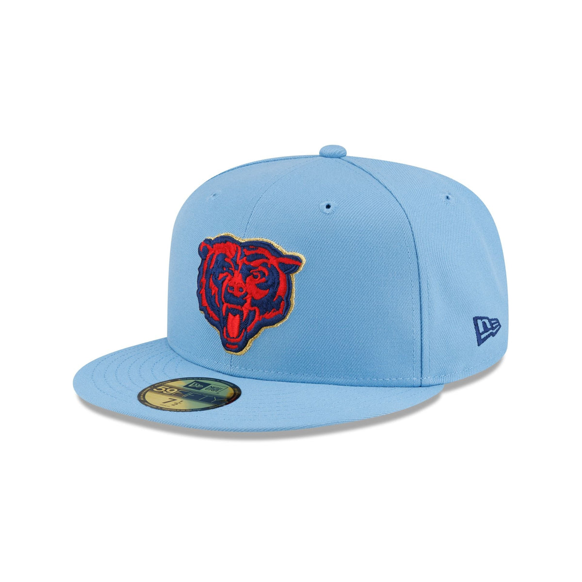 Chicago Bears Red, White & Blue 59FIFTY Fitted Hat