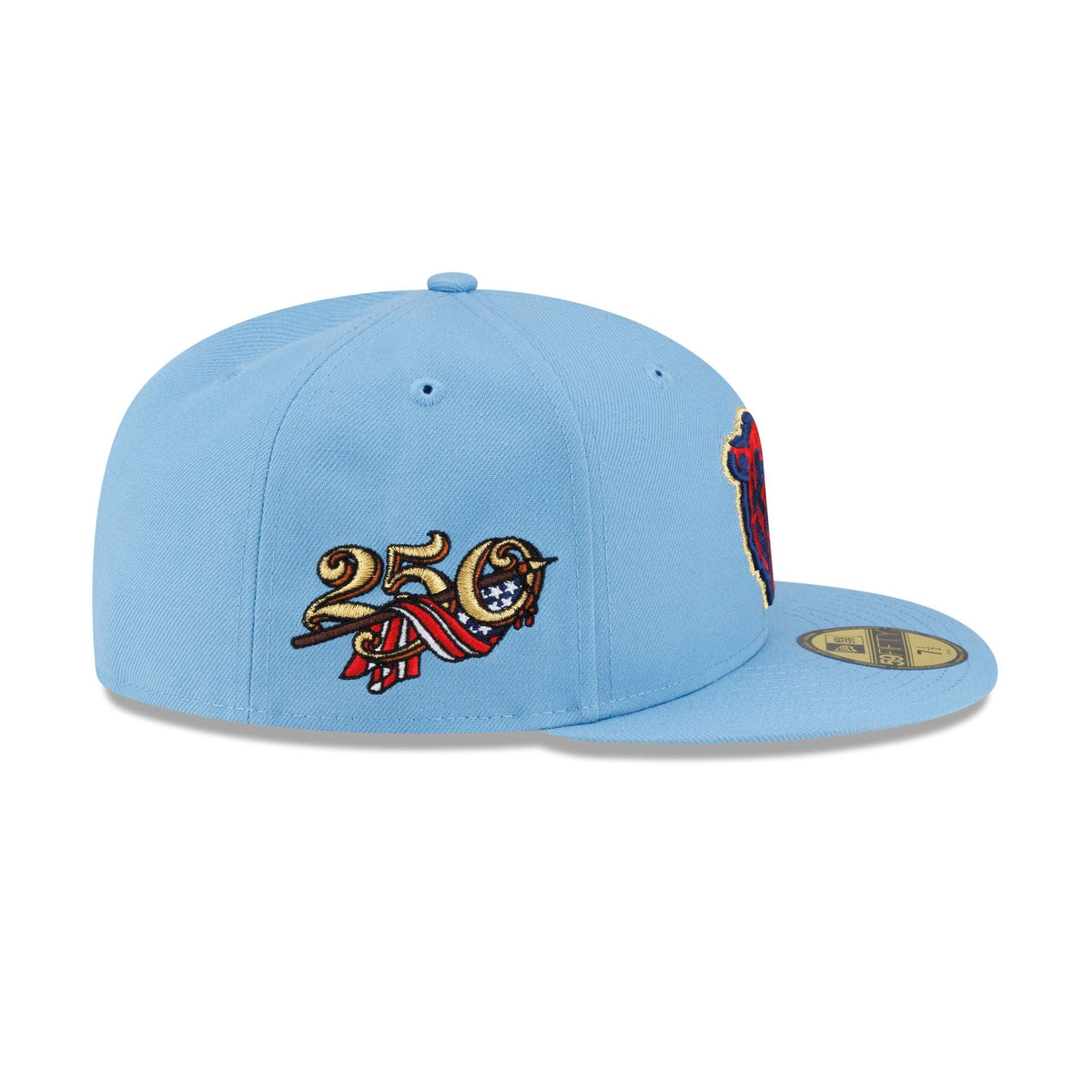 Chicago Bears Red, White & Blue 59FIFTY Fitted Hat