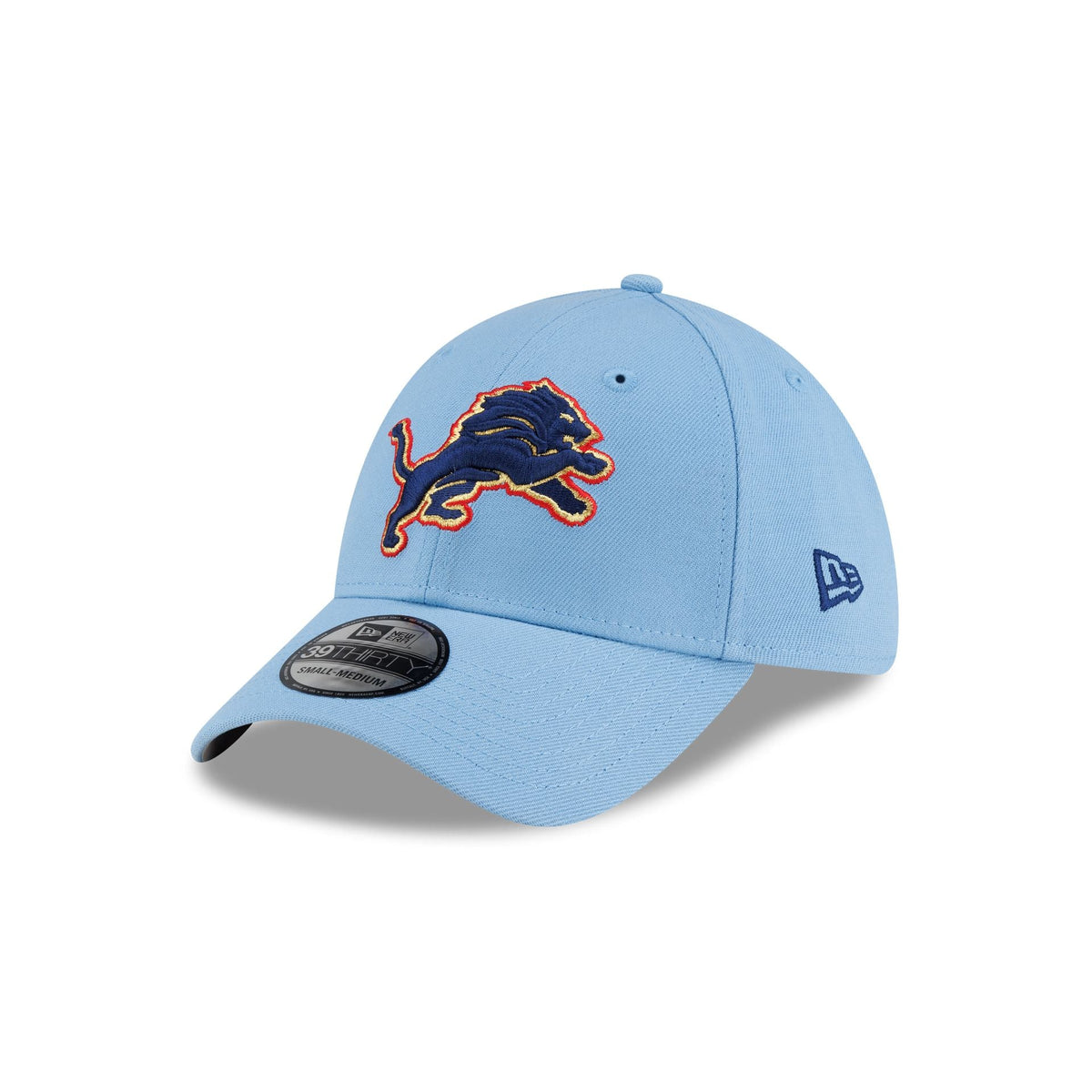 Detroit Lions Red, White & Blue 39THIRTY Stretch Fit Hat