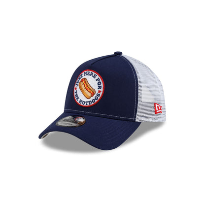New Era Cap USA Hot Dog Navy 9FORTY A-Frame Trucker Hat