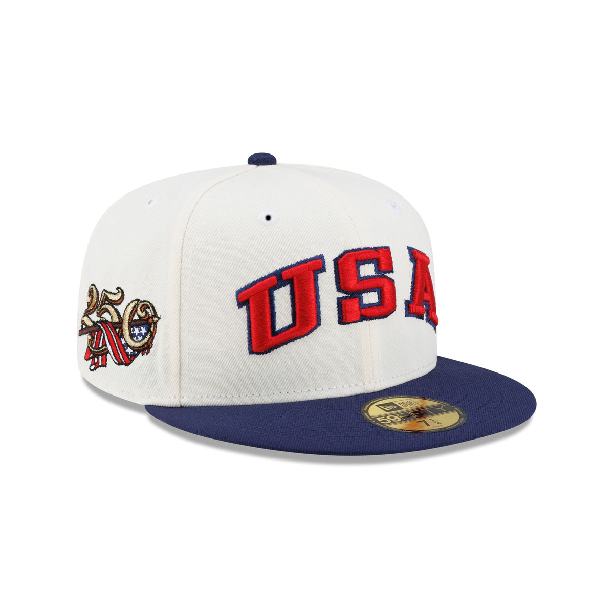 New Era Cap USA Chrome White 59FIFTY Fitted Hat
