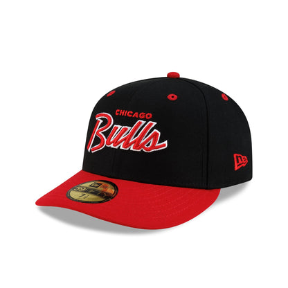 Chicago Bulls Hardwood Classics 90s Script 59FIFTY Fitted Hat