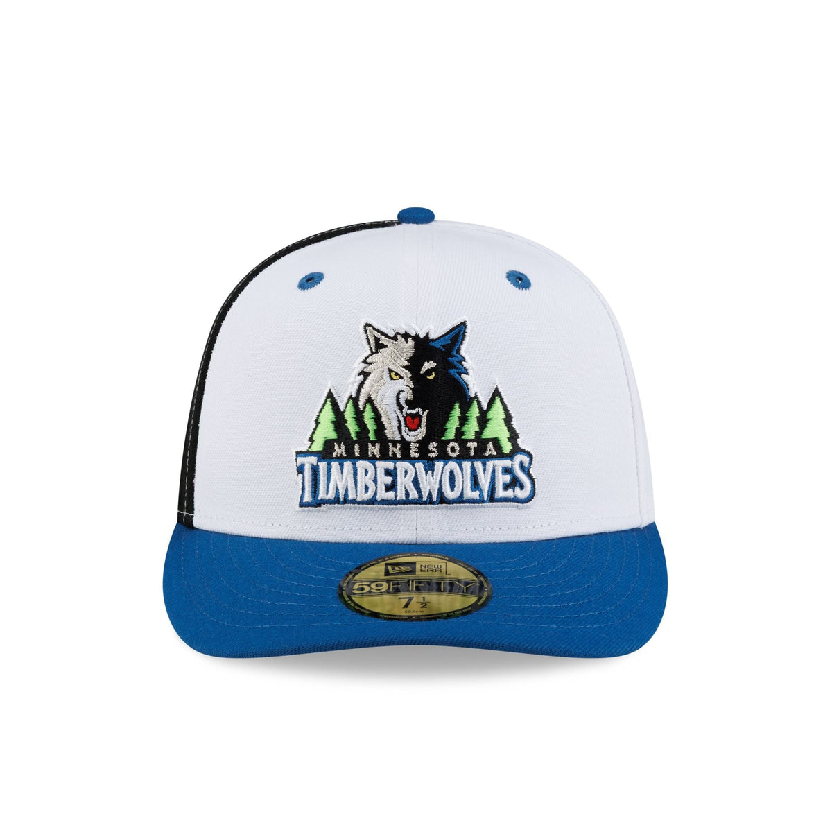 Minnesota Timberwolves Hardwood Classics 90s White 59FIFTY Fitted Hat