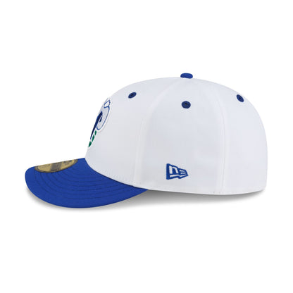 Dallas Mavericks Hardwood Classics 90s White 59FIFTY Fitted Hat