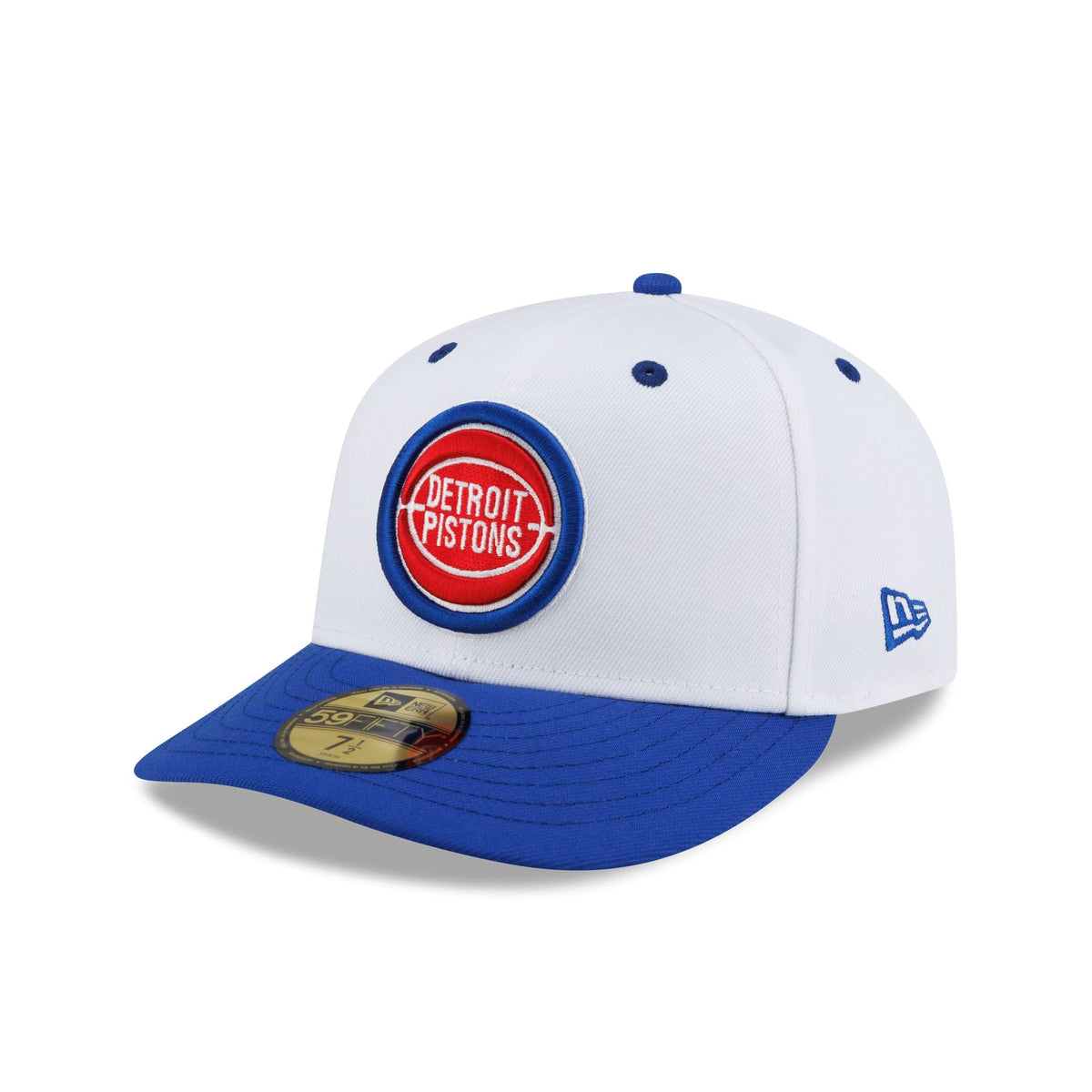 Detroit Pistons Hardwood Classics 90s White 59FIFTY Fitted Hat