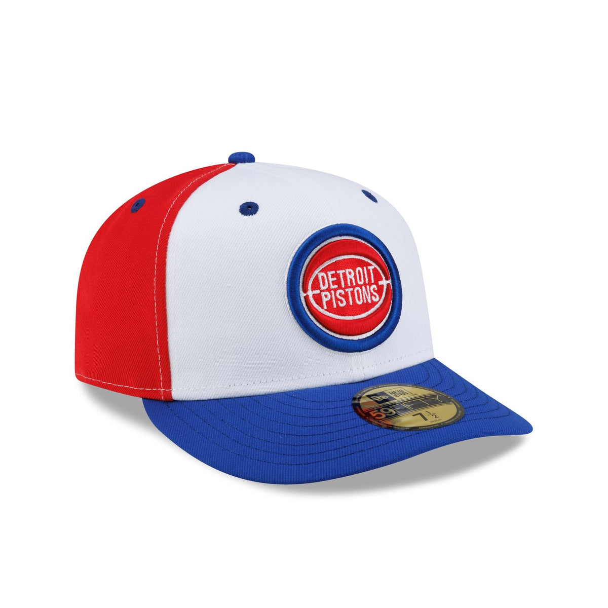 Detroit Pistons Hardwood Classics 90s White 59FIFTY Fitted Hat