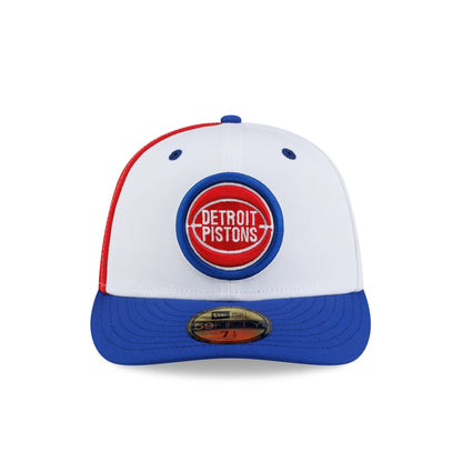 Detroit Pistons Hardwood Classics 90s White 59FIFTY Fitted Hat