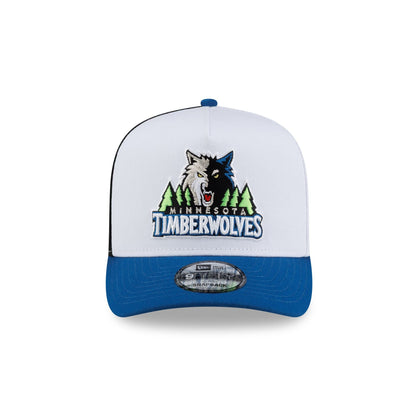 Minnesota Timberwolves Hardwood Classics 90s Panel 9FIFTY A-Frame Snapback Hat