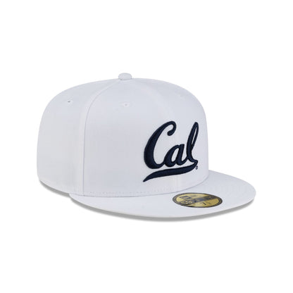 California Golden Bears White 59FIFTY Fitted Hat