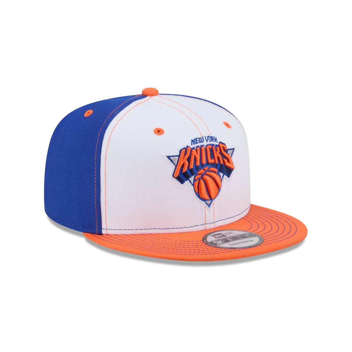 New York Knicks Hardwood Classics 2000s White Stitch 9FIFTY Snapback Hat
