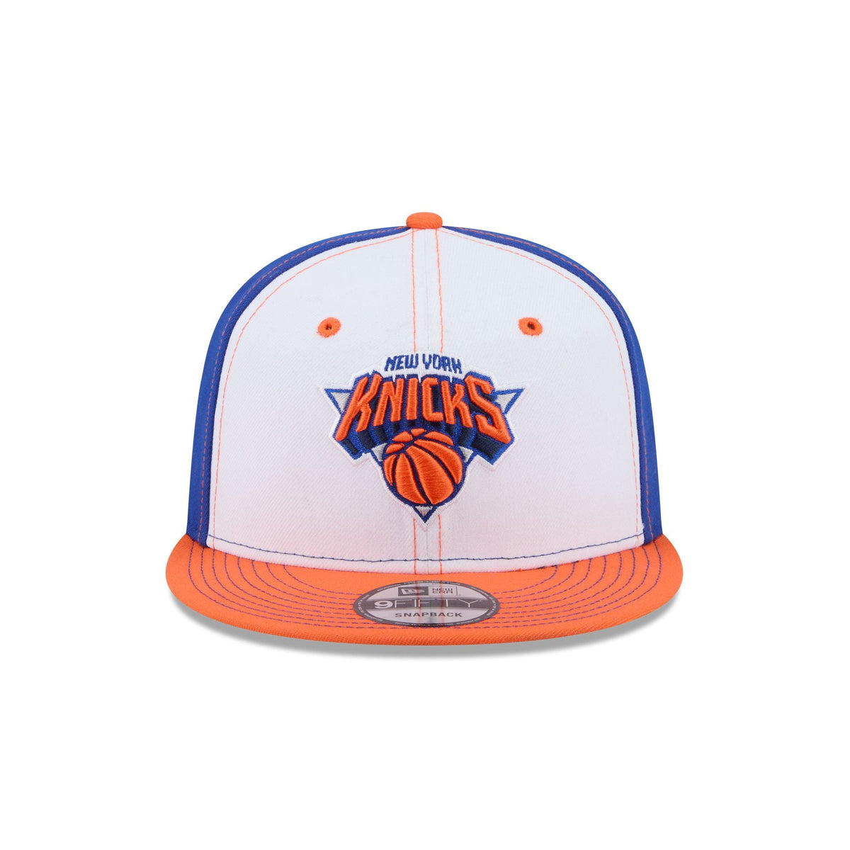 New York Knicks Hardwood Classics 2000s White Stitch 9FIFTY Snapback Hat