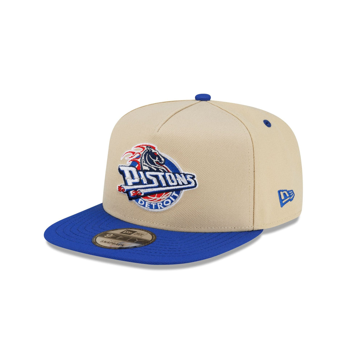 Detroit Pistons Hardwood Classics 2000s Gold 9FIFTY A-Frame Snapback Hat