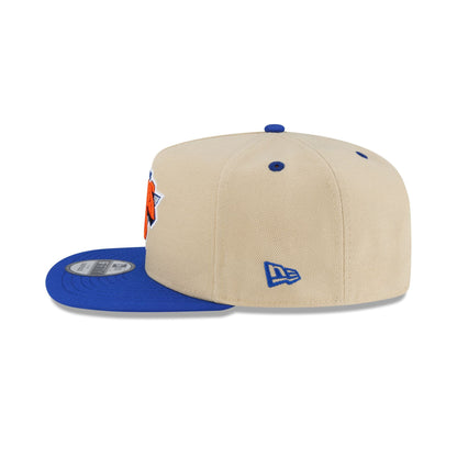 New York Knicks Hardwood Classics 2000s Gold 9FIFTY A-Frame Snapback Hat