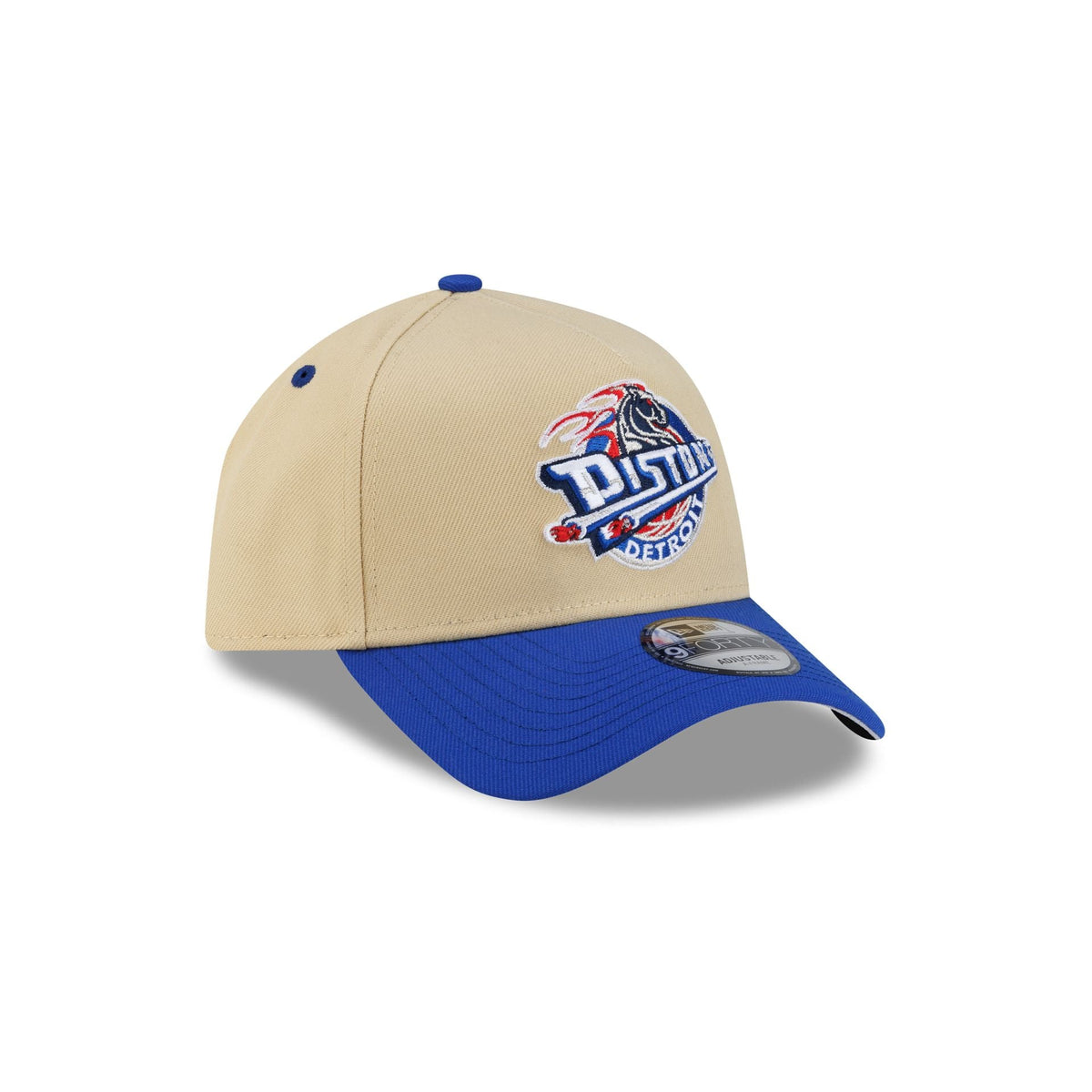 Detroit Pistons Hardwood Classics 2000s Gold 9FORTY A-Frame Snapback Hat