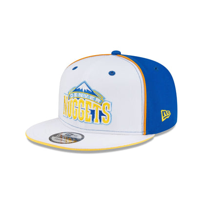 Denver Nuggets Hardwood Classics 2000s Optic White Flip 9FIFTY Snapback Hat