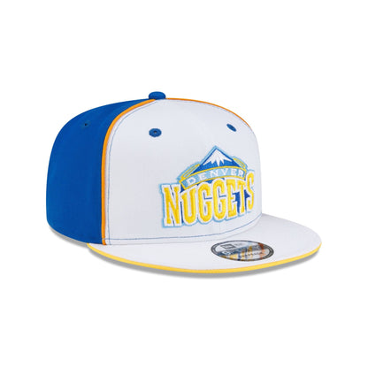 Denver Nuggets Hardwood Classics 2000s Optic White Flip 9FIFTY Snapback Hat