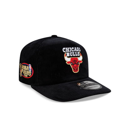 Chicago Bulls 1996 Finals Black & Gold Corduroy 19TWENTY Adjustable Hat