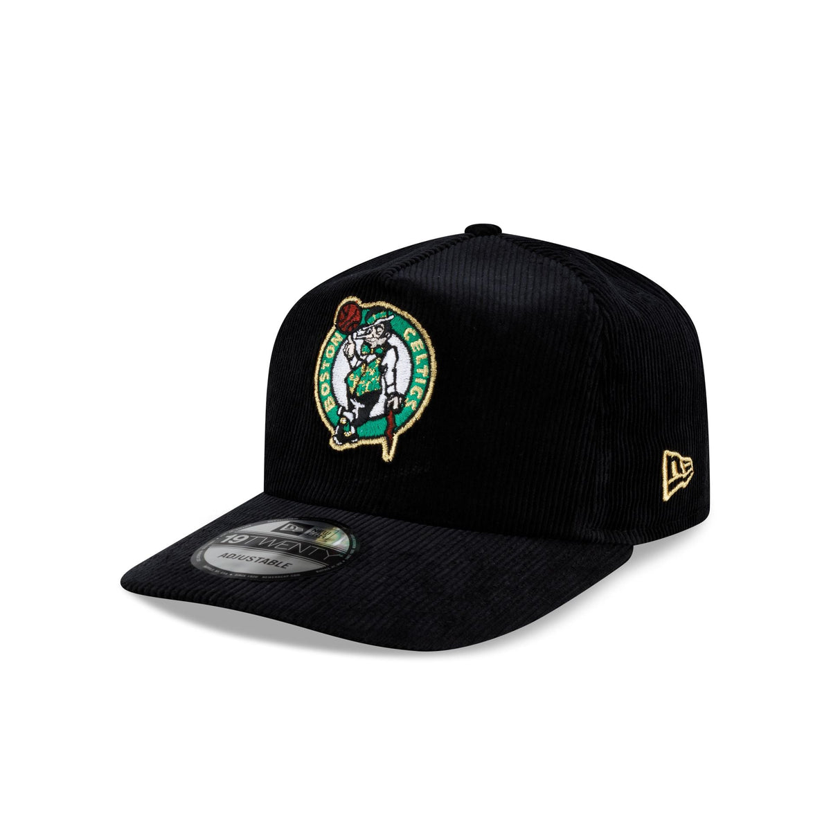 Boston Celtics 1986 Finals Black & Gold Corduroy 19TWENTY Adjustable Hat