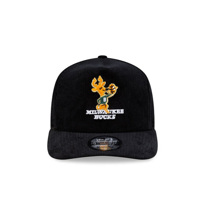 Milwaukee Bucks 1971 Finals Black & Gold Corduroy 19TWENTY Adjustable Hat