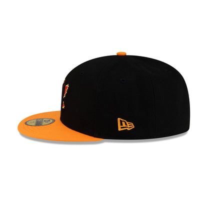 Bakersfield Blaze Hometown Black Orange 59FIFTY Fitted Hat