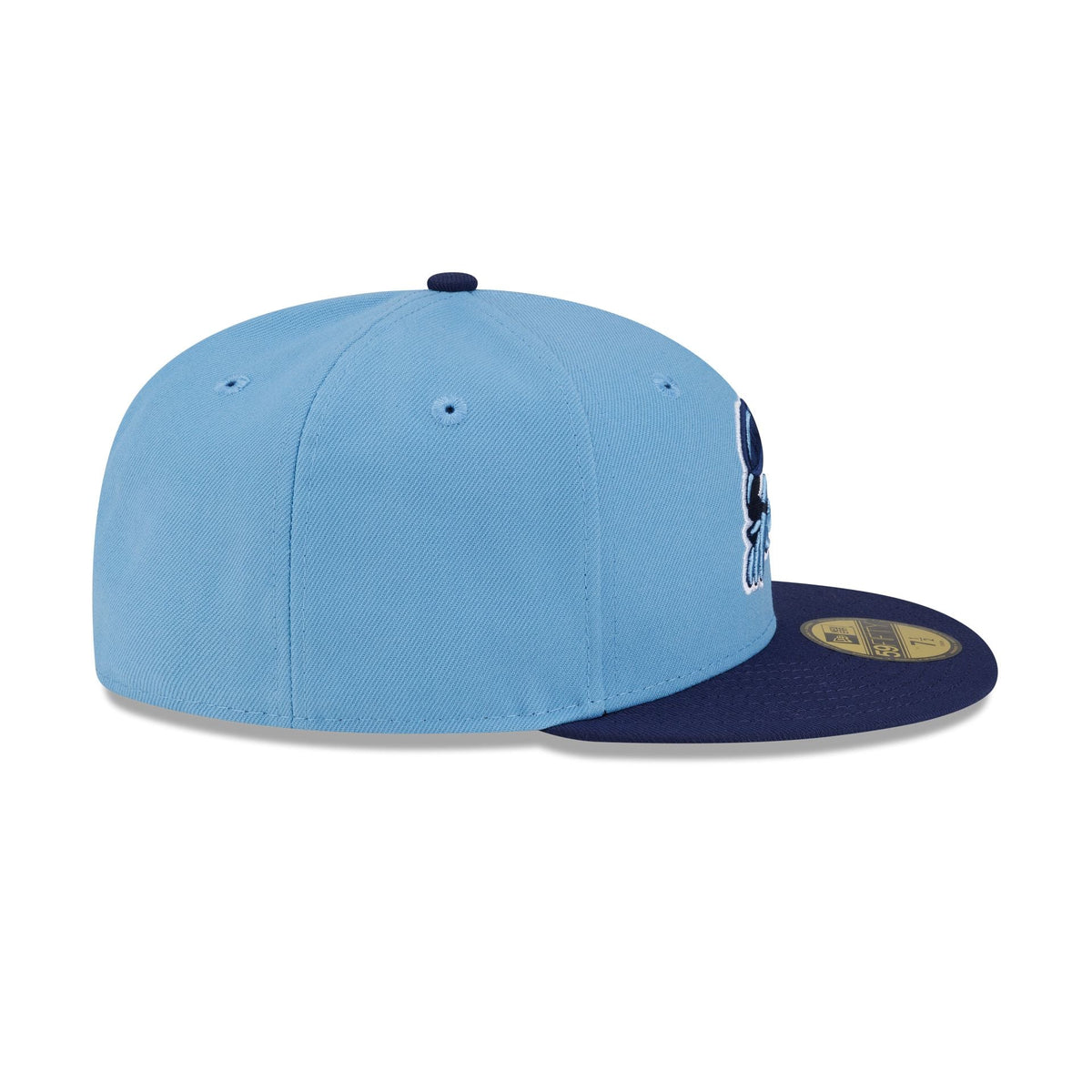 Charlotte Stone Crabs Hometown Sky Blue 59FIFTY Fitted Hat