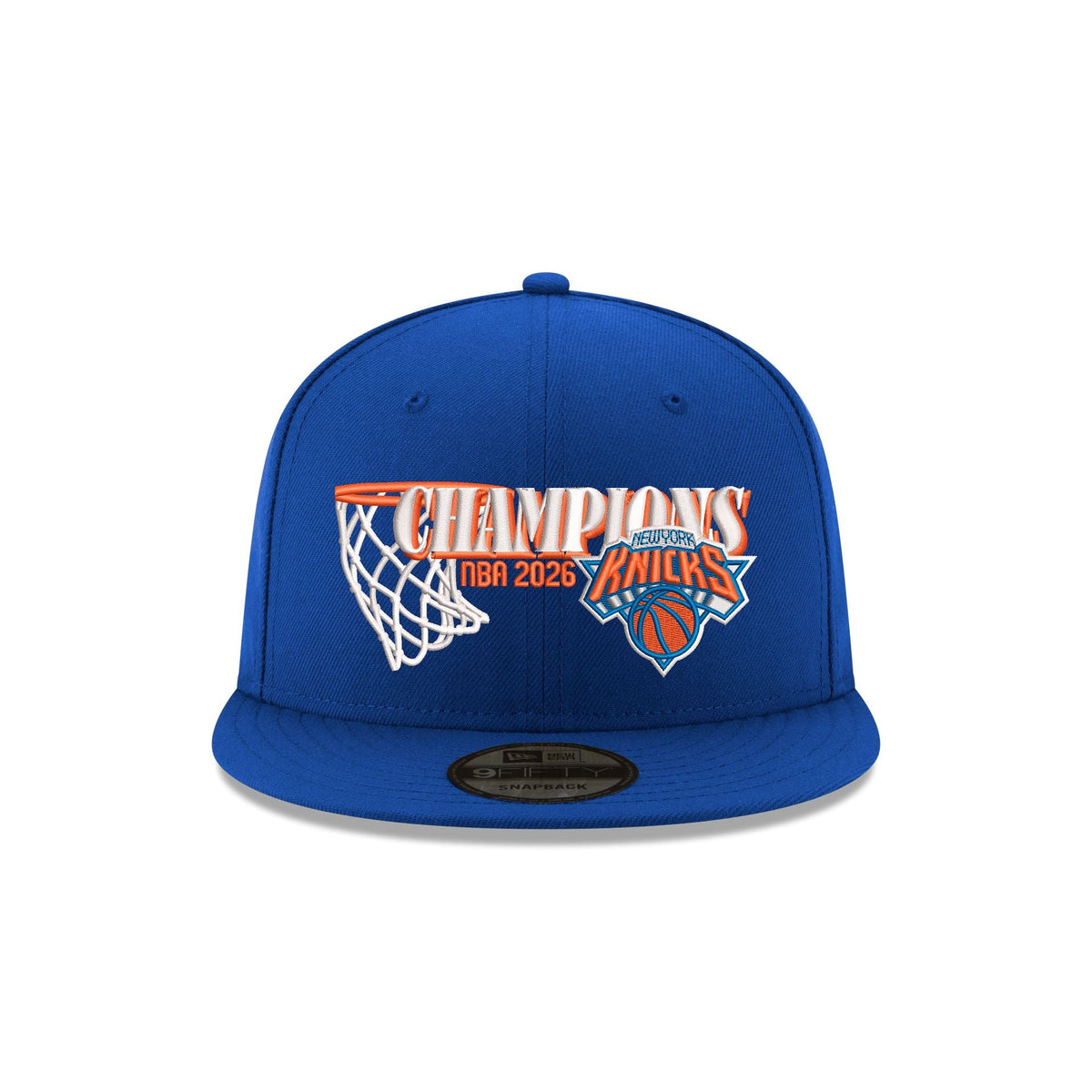 New York Knicks 2026 Champions Wordmark 9FIFTY Snapback Hat
