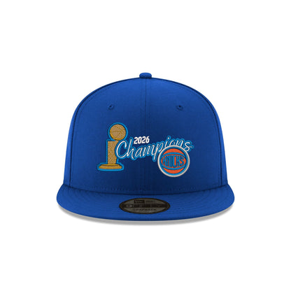 New York Knicks 2026 Champions Script 9FIFTY Snapback Hat