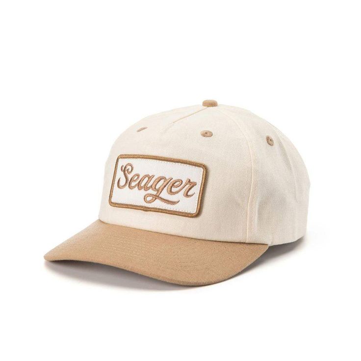 Seager Uncle Bill Snapback- Cream/Khaki