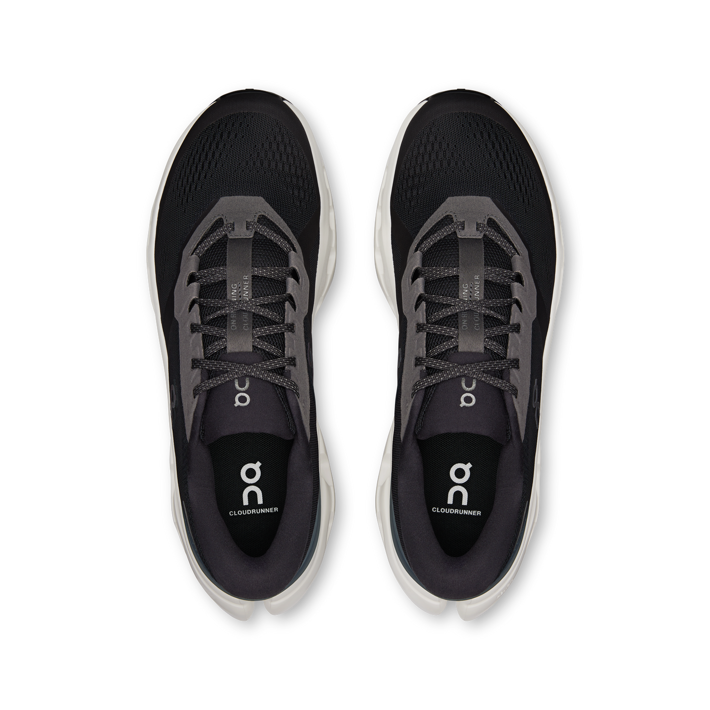 On Running Men's Cloudrunner 3 Shoes - Black / Ivory