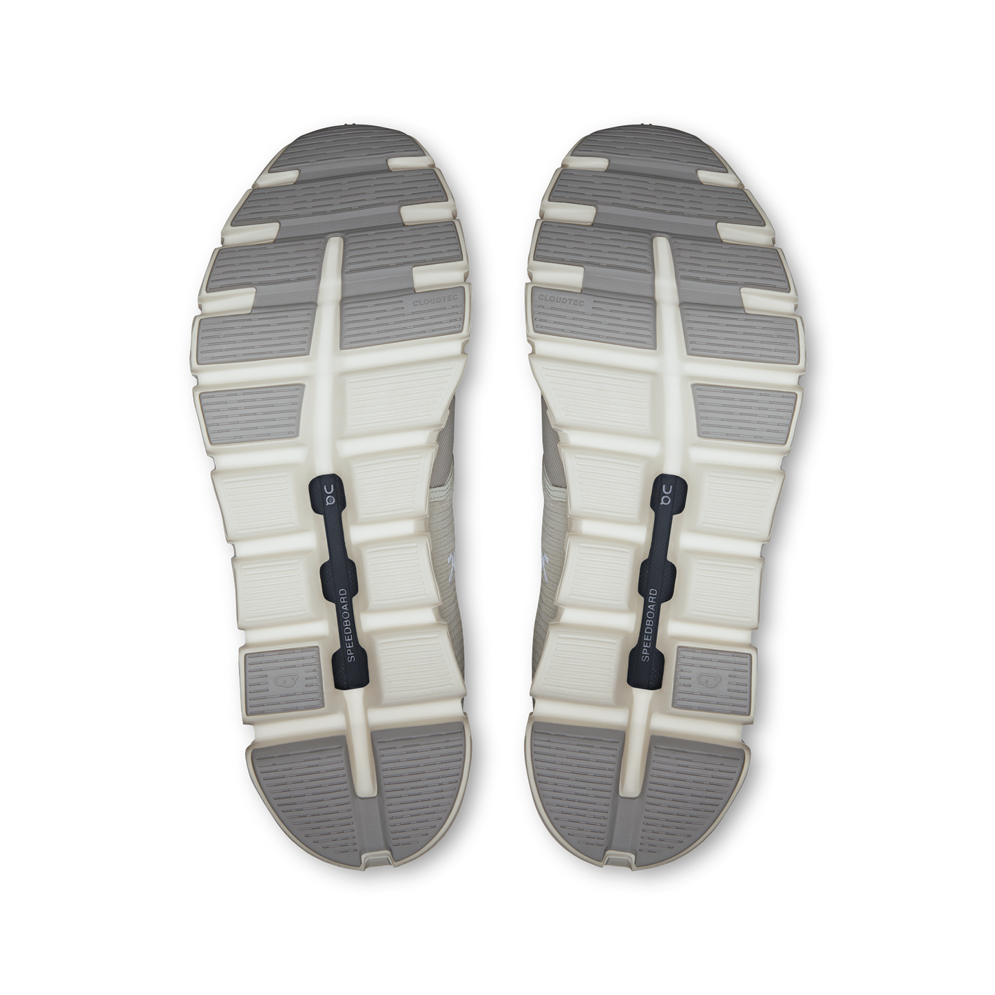 On Running Men's Cloud 6 Waterproof Shoes - Pelican / Ghost