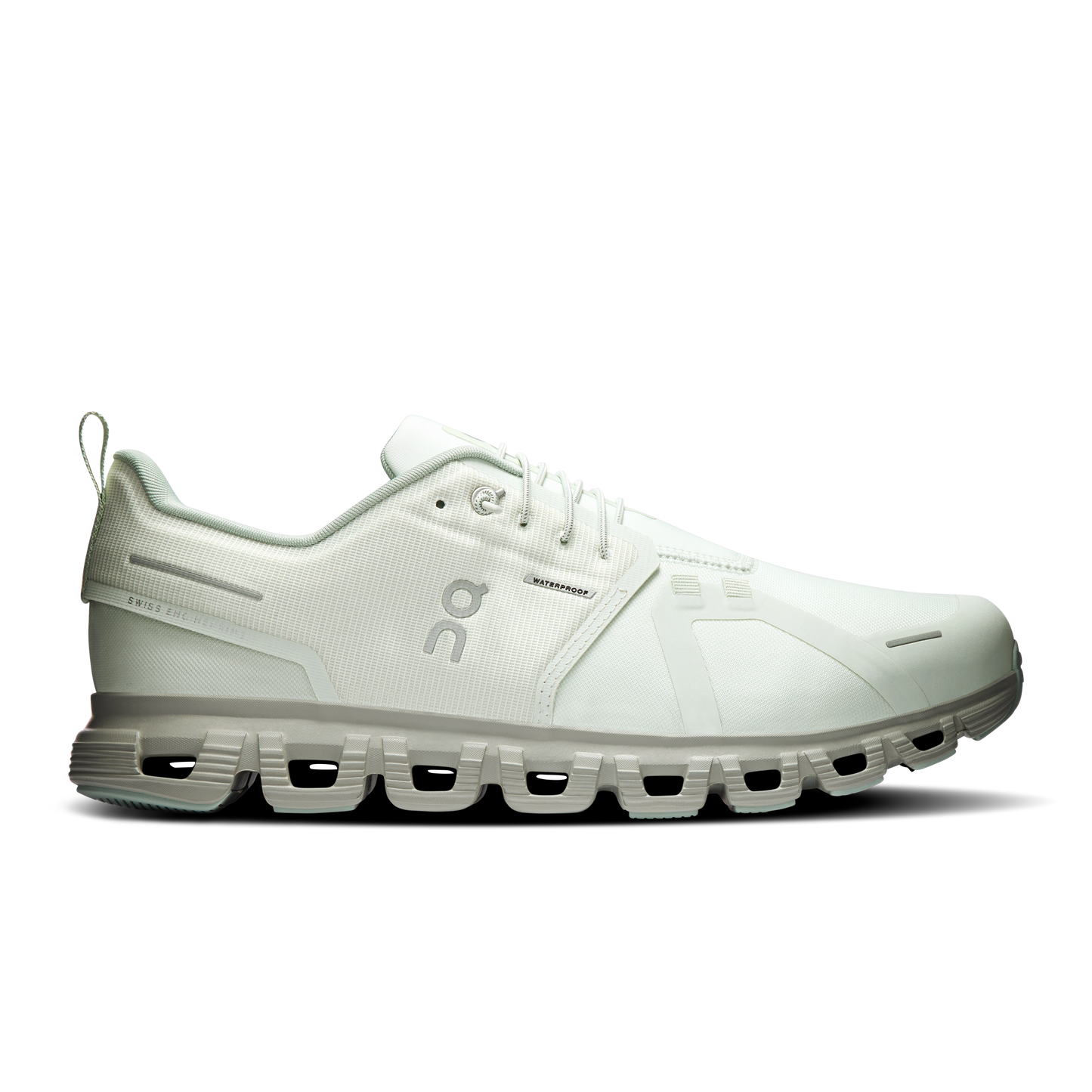 On Running Men's Cloud 6 Waterproof Shoes - Iceberg / Tin