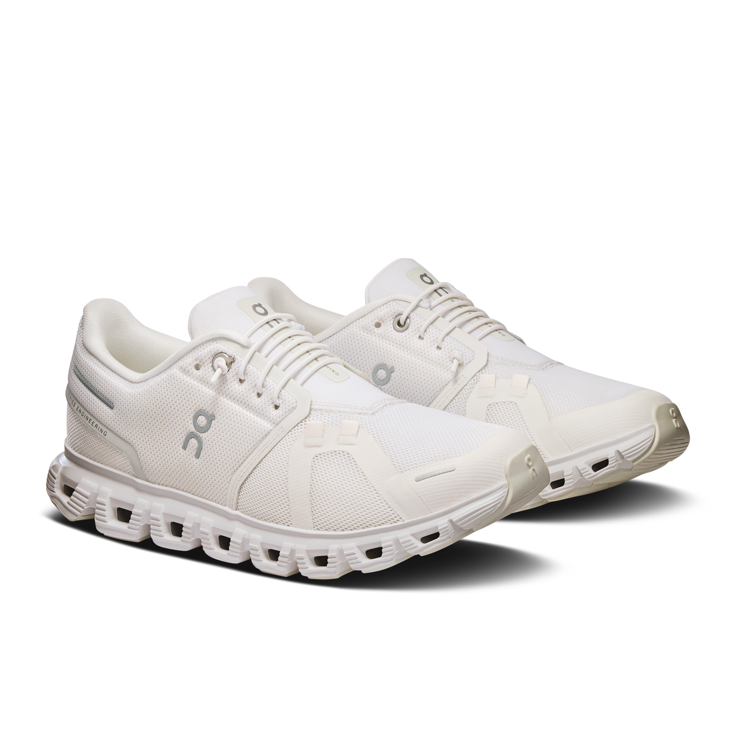 On Running Women's Cloud 6 Wide Shoes - White / White