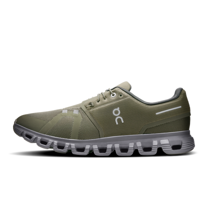 On Running Men's Cloud 6 Shoes - Olive / Eclipse