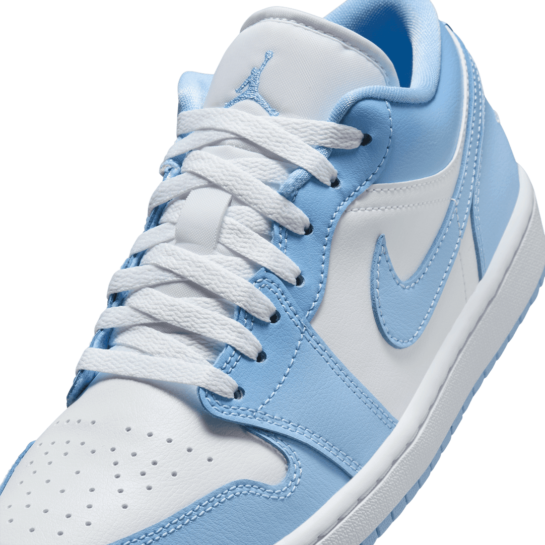 Nike Women's Air Jordan 1 Low Shoes - White / Aluminum