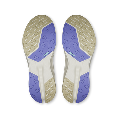 On Running Men's Cloudsurfer Trail 2 Waterproof Shoes - Ghost / Chalk