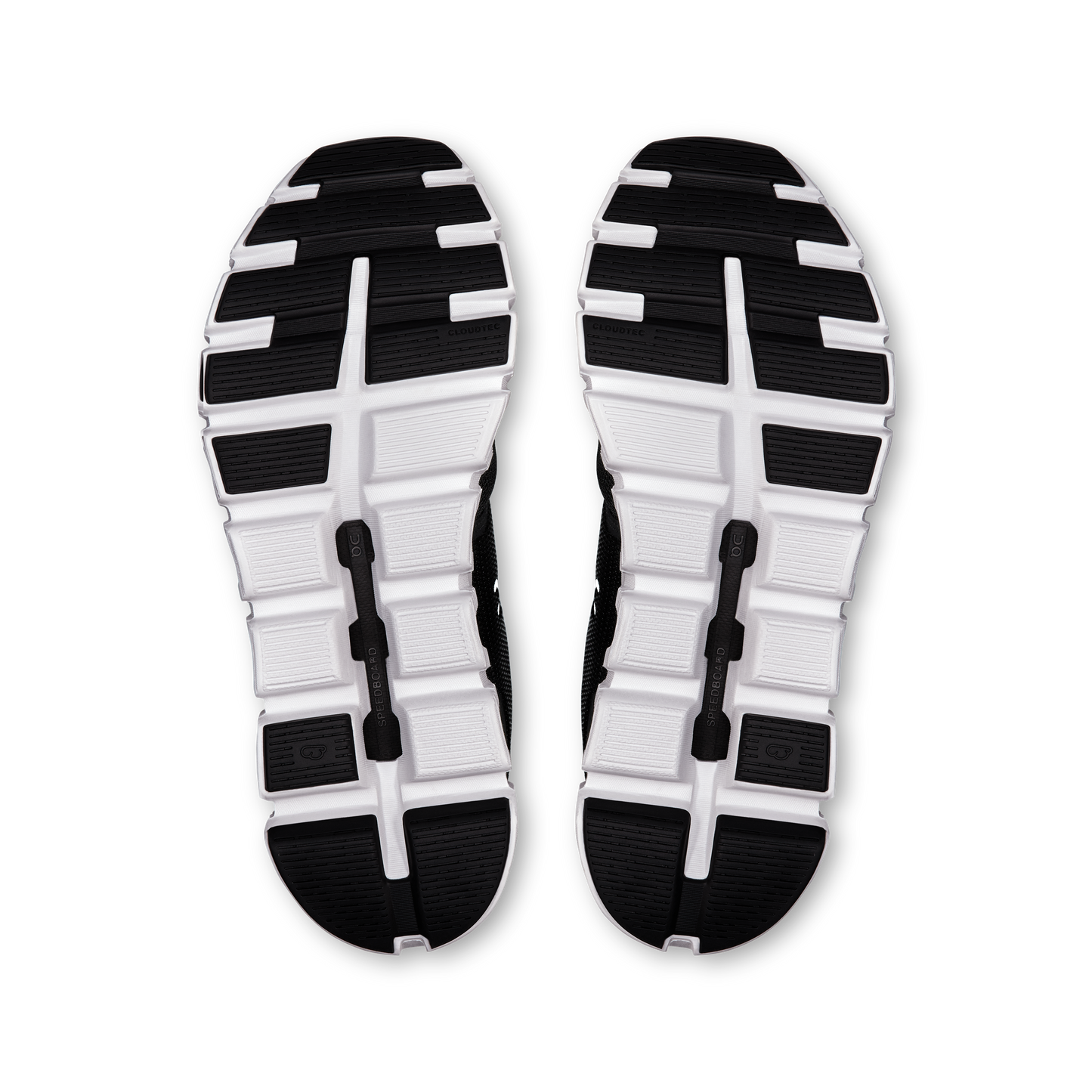On Running Women's Cloud 6 Wide Shoes - Black / White