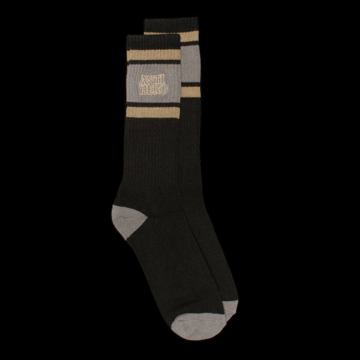 Black Hero Outline Sock