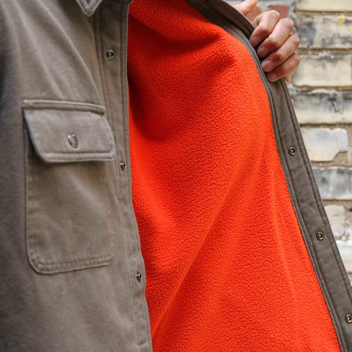 Fleece Lined Jac-Shirt