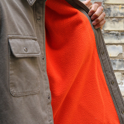 Fleece Lined Jac-Shirt