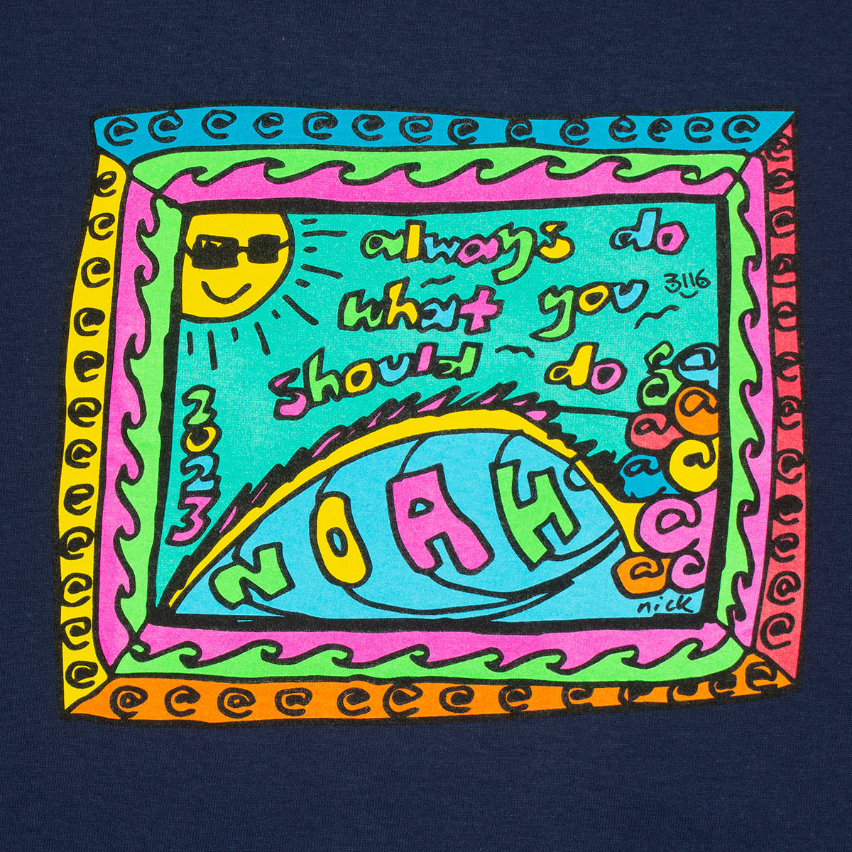 Noah x ADWYSD Wave T-Shirt