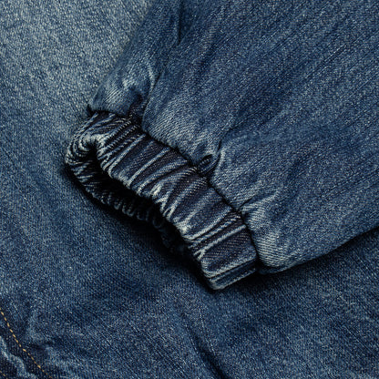 Sherpa Lined Denim Track Jacket